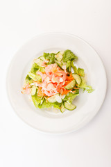 salad with shrimps