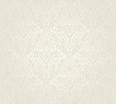 Bright luxury vintage floral seamless wallpaper  background