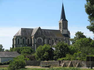 Fototapeta na wymiar Pays de la Loire - Maine et Loire - Eglise de Juvardeil