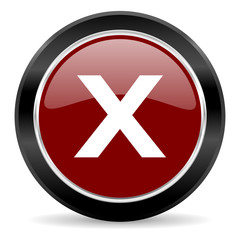 Fototapeta premium cancel icon
