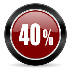 40 percent icon