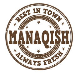 Manaqish stamp