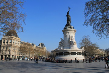 Place de la république, Paris
