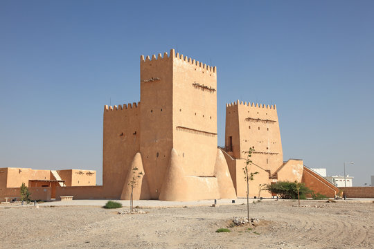 The historic Barzan Tower in Doha, Qatar, Middle East