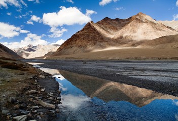view from Indian himalayas