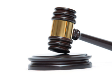 wooden judge gavel