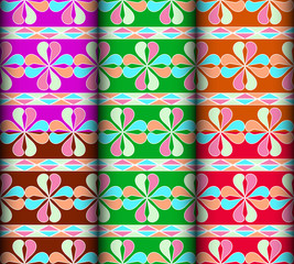 Heart colorful pattern