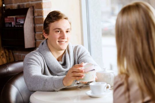 Couple on date