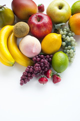 フルーツ　果物の集合
