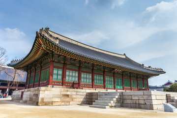 Gyeongbokgung Palace in Seoul , South Korea