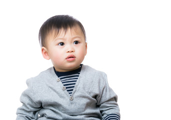 Asian baby boy portrait