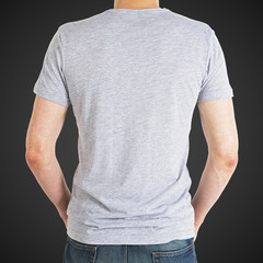 gay in gray  t-shirt