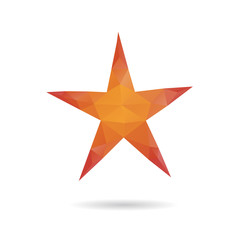 Obraz premium Star abstract isolated on a white backgrounds