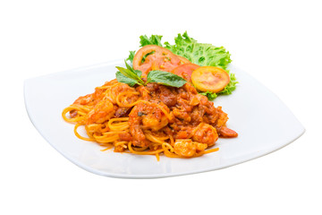 Seafood pasta