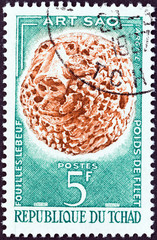 Carved thread weight (Chad 1963)