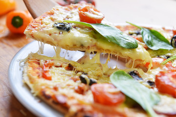 fresh  pizza