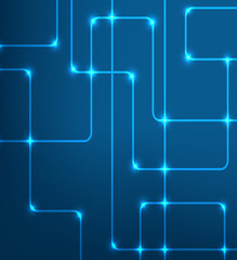 EPS10 vector modern hi-tech glowing background illustration