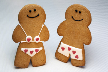 Gingerbread Man and Woman