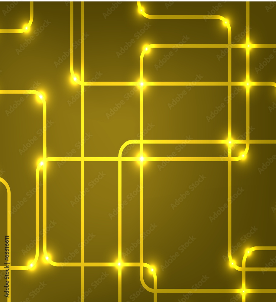 Poster eps10 vector modern hi-tech glowing background illustration