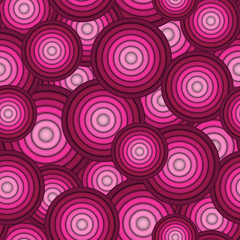 Obraz na płótnie Canvas seamless concentric circle pattern in pink