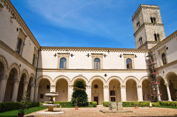 Obraz premium Abbey of St. Michele Arcangelo. Montescaglioso. Basilicata.