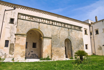 Fototapeta premium Castle of Montescaglioso. Basilicata. Italy.