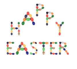 Happy Easter sign for holiday.