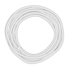 cartoon image of metal wire