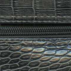 black leather texture, zipper