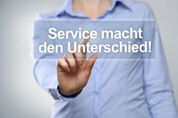Service macht den Unterschied!