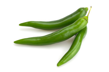 Three green chili
