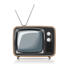 Vector Retro TV