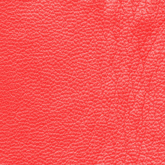 red leather closeup