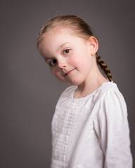 Portrait of a litle girl