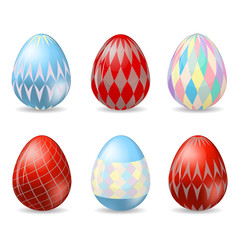 Seamless pattern with colorful Easter eggs