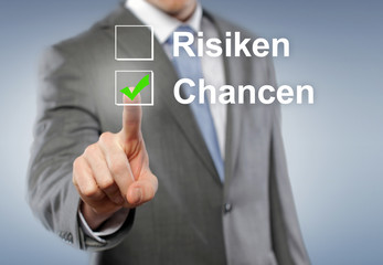 Obraz premium Risiken, Chancen