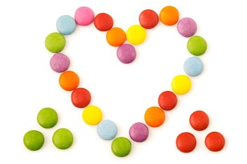 Colorful  chocolate candy