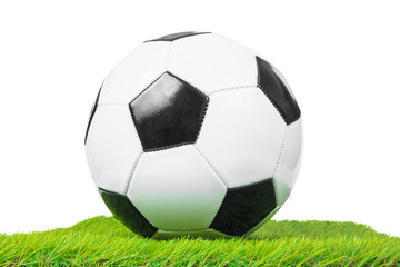 Obraz premium soccer ball on the field