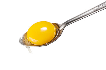 spoon and eggs