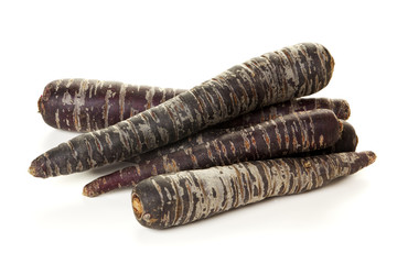 Purple Carrots isolated