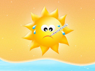 sun with a fever