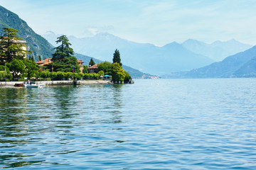 Lake Como (Italy) view from ship