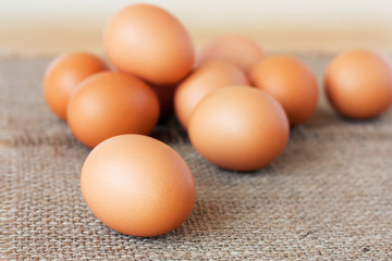 brown eggs