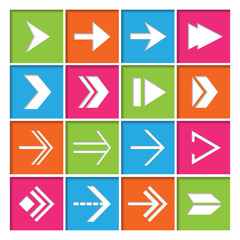 Arrow Symbols Icons Set