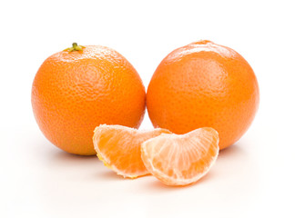 Orange mandarin or tangerine fruit
