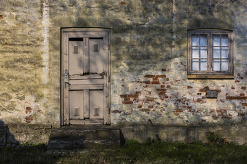 Old damaged house in denmark