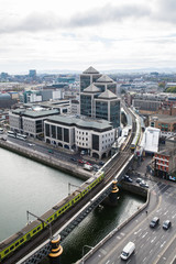 Naklejka premium Dublin Skyline