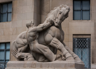 Man Controlling Trade