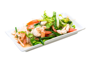 Glass noodle with seafood
