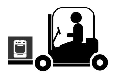 Four dans un monte-charges